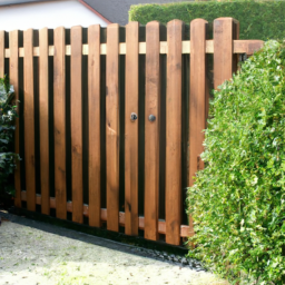 Portillon en Bois Rustique pour un Accueil Chaleureux Agen